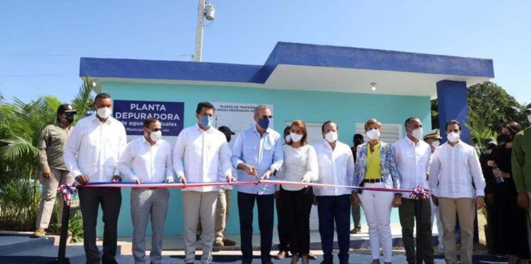 Inauguran planta de tratamiento y sistema de aguas residuales en Luperón