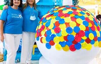 Embajadores Nacionales de Buena Voluntad de UNICEF visitan Galería 360 en apoyo a la campaña de recaudación a favor de la niñez dominicana