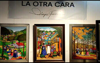Cuadros y dibujos presentan “La Otra Cara” de Sergio Taveras