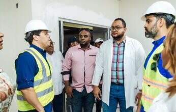 Ministro Bonilla supervisa avances en la construcción del Hospital Antonio Musa