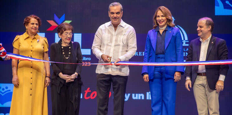 Presidente Abinader encabeza inauguración de la XXV Feria Internacional del Libro SD 2023