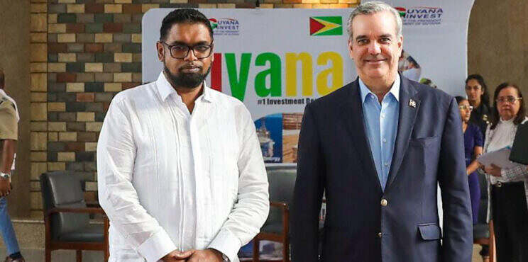 Presidente de Guyana, Mohamed Irfaan Ali, llega al país en visita oficial