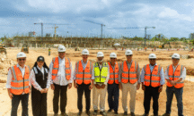 Banco Popular constata avances de City Center en Santo Domingo Este